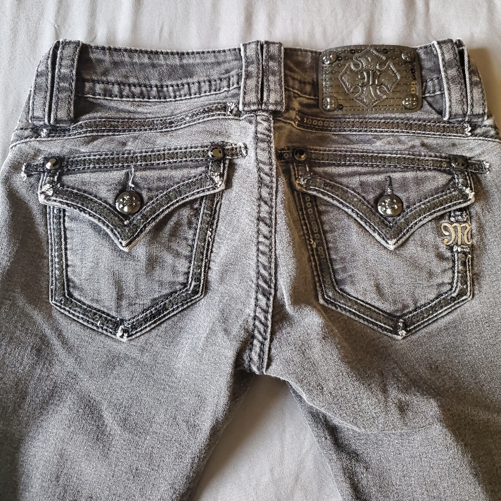 Faded Black Miss Me Jeans
